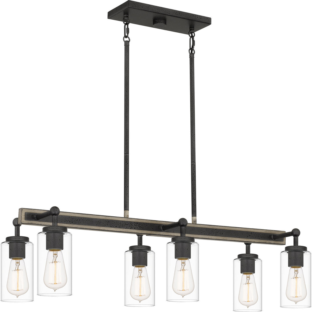 Quoizel - KEL3533DO - Six Light Island Chandelier - Kelleher - Distressed Iron
