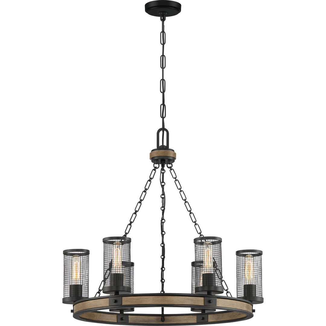 Quoizel - MCY5026MBK - Six Light Chandelier - McCrady - Matte Black