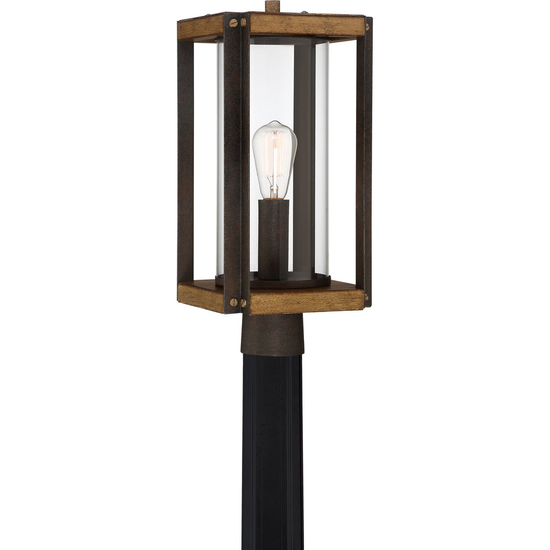 Quoizel - MSQ9009RK - One Light Outdoor Lantern - Marion Square - Rustic Black