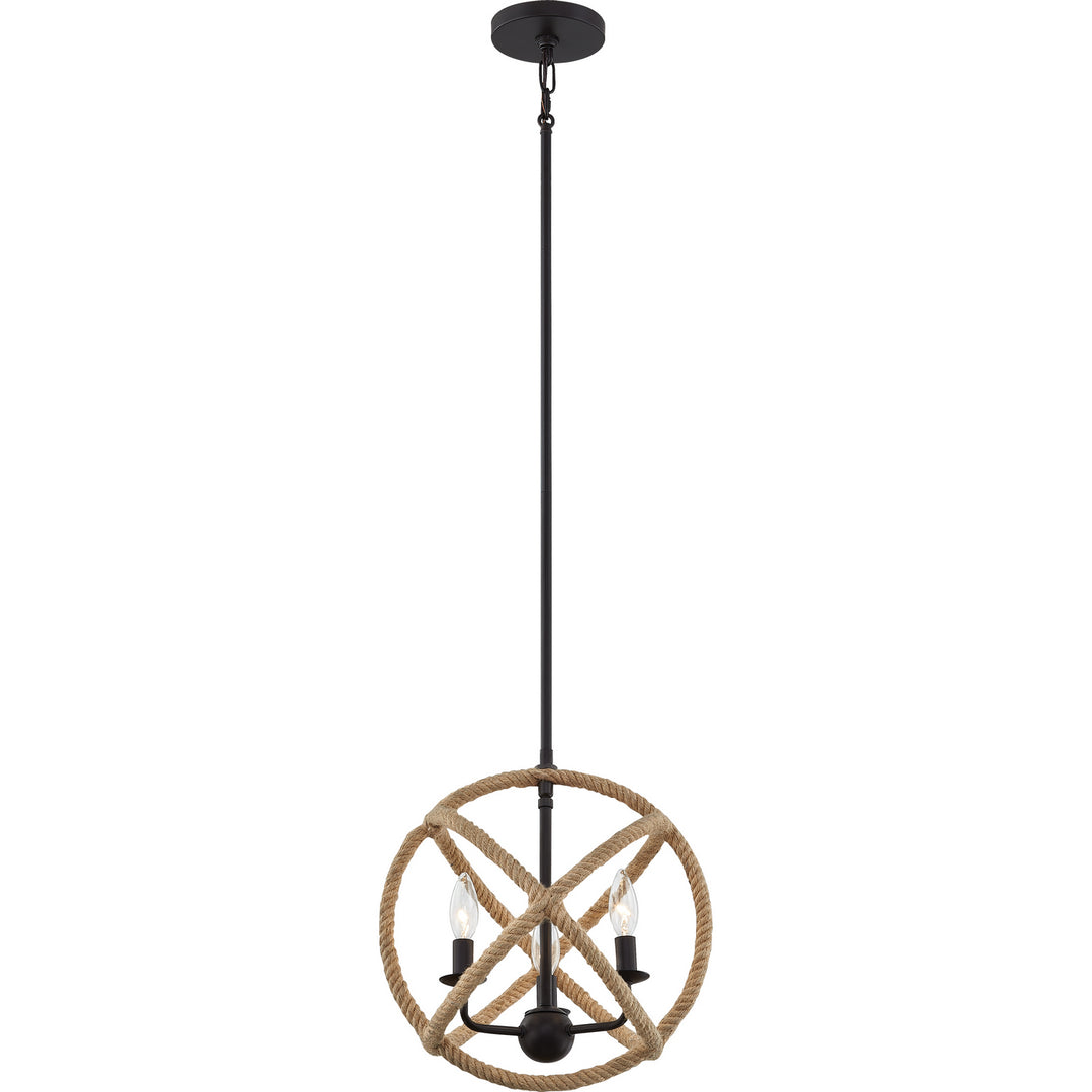 Quoizel - QP5193WT - Three Light Pendant - Steerage - Western Bronze