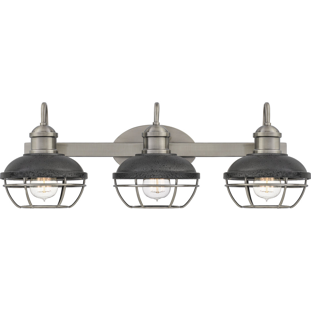 Quoizel - SPP8625AP - Three Light Bath - Sandpiper - Antique Polished Nickel