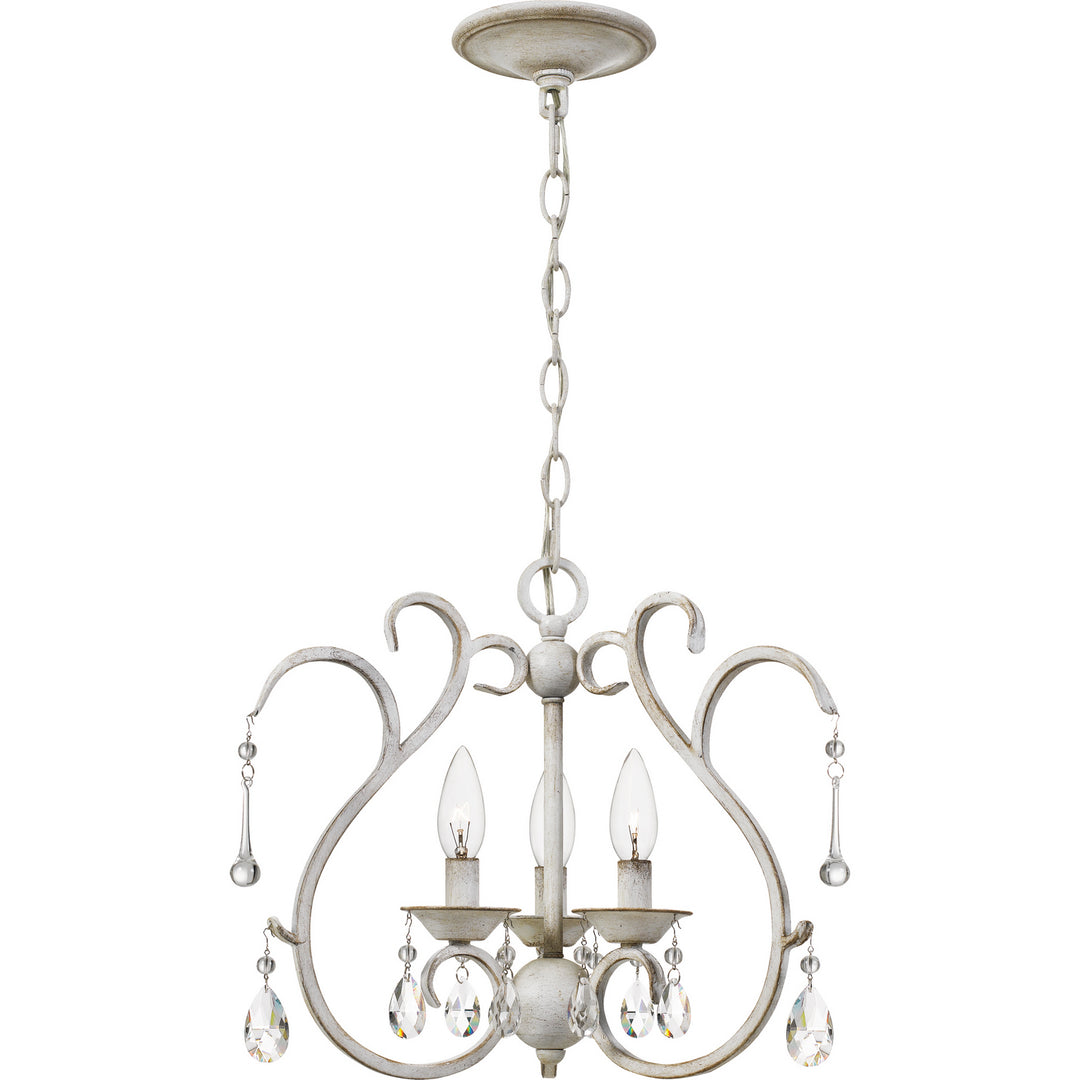 Quoizel - BLC2816AWH - Three Light Pendant - Blanca - Antique White