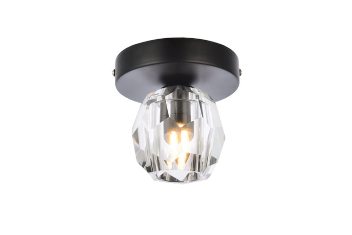 Guisseppe Designs - 3505F5BK - LED Flush Mount - Eren - Black