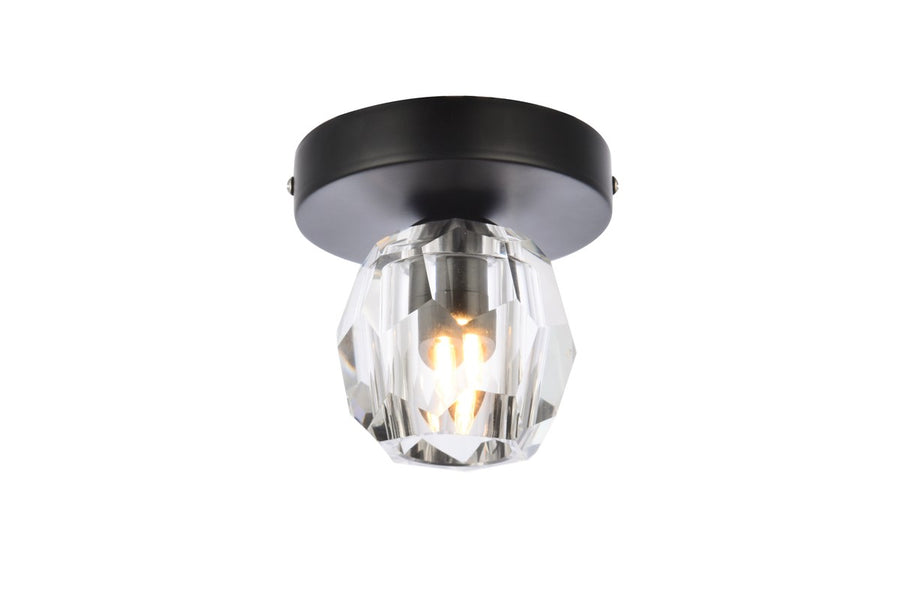 Guisseppe Designs - 3505F5BK - LED Flush Mount - Eren - Black