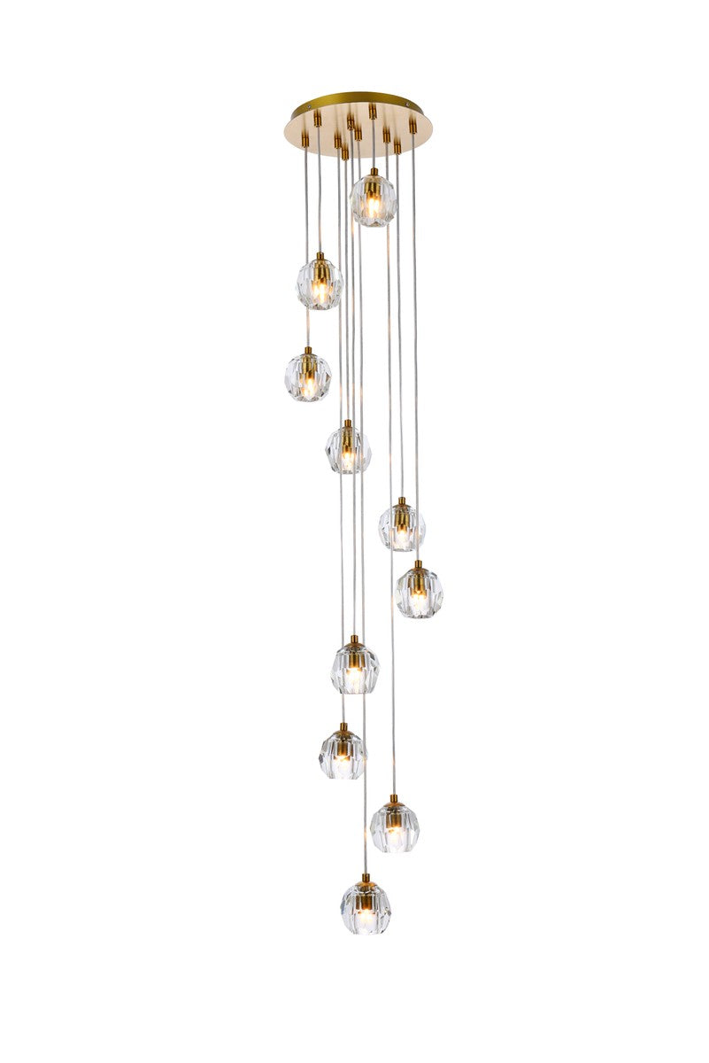 Guisseppe Designs - 3505G11G - LED Pendant - Eren - Gold