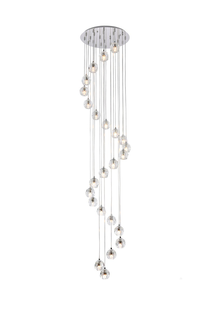 Guisseppe Designs - 3505G19C - LED Pendant - Eren - Chrome