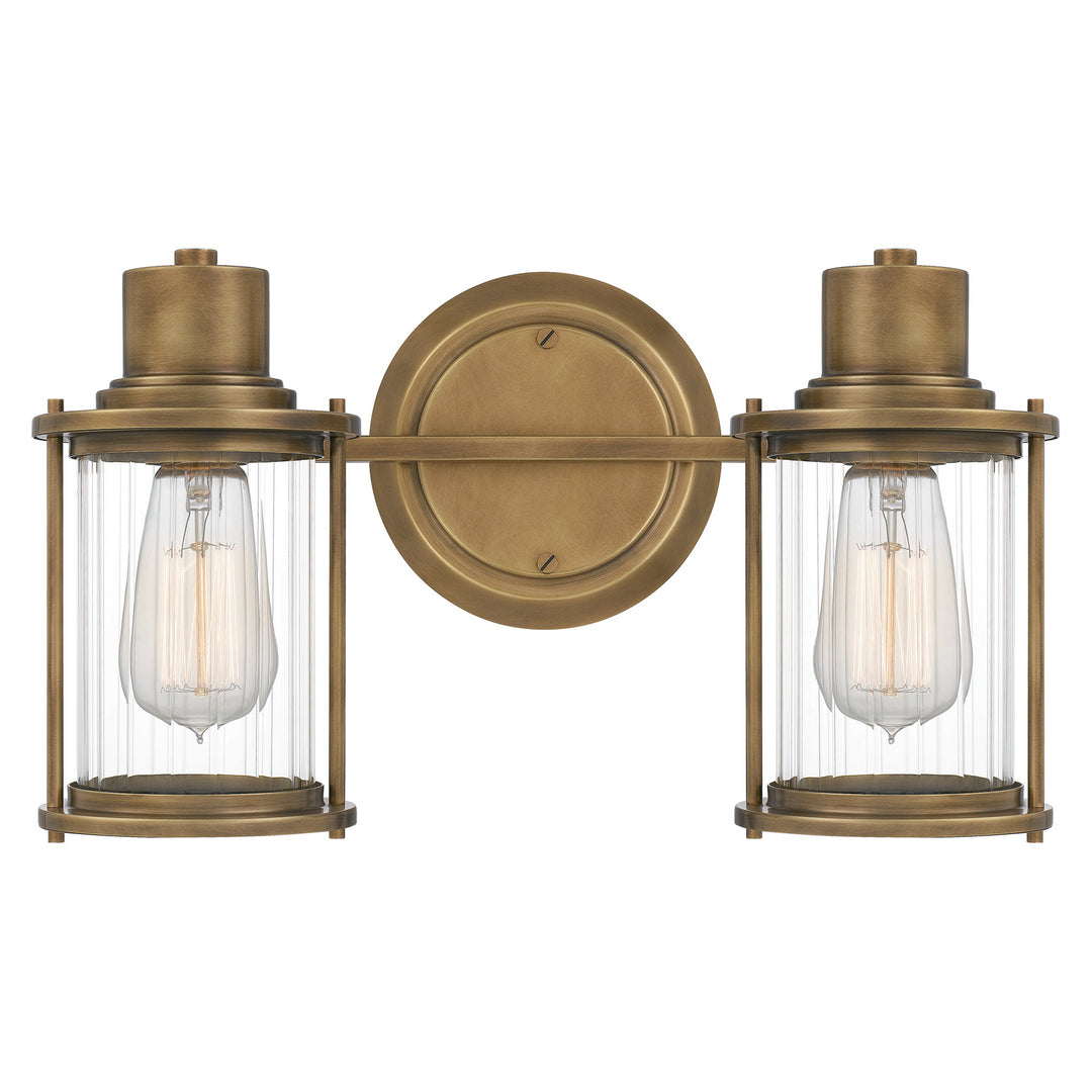 Quoizel - RIG8615WS - Two Light Bath - Riggs - Weathered Brass