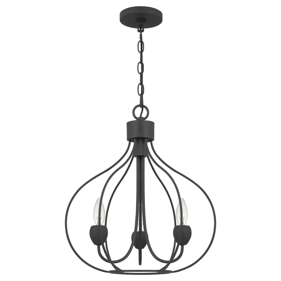 Quoizel - WAL5017GK - Three Light Pendant - Walsh - Grey Ash