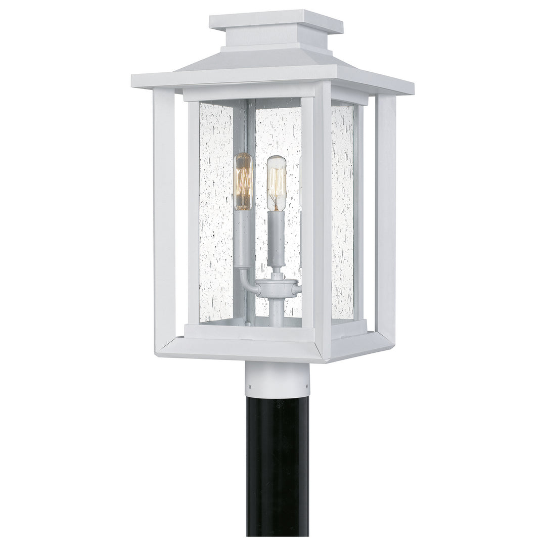 Quoizel - WKF9011W - Three Light Outdoor Post Mount - Wakefield - White