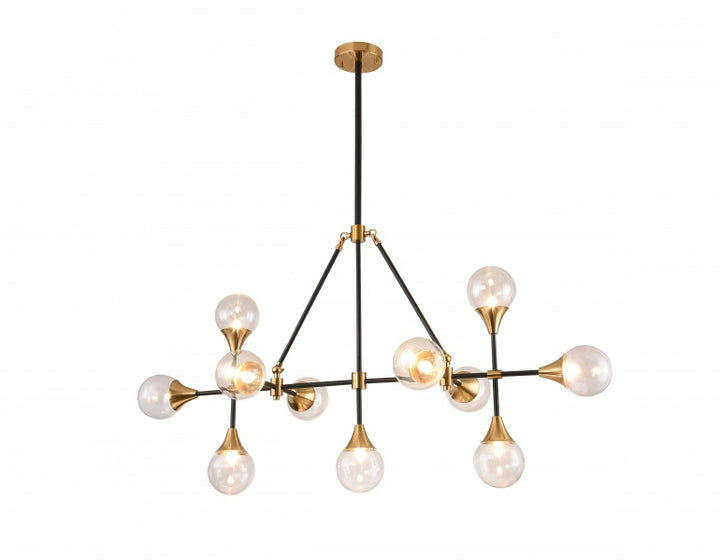 Lexington House - DU139C42B - 11 Light Chandelier - Black