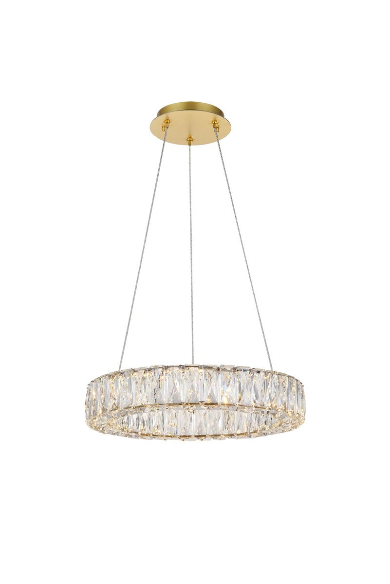 Guisseppe Designs - 3503D17G - LED Pendant - Monroe - Gold