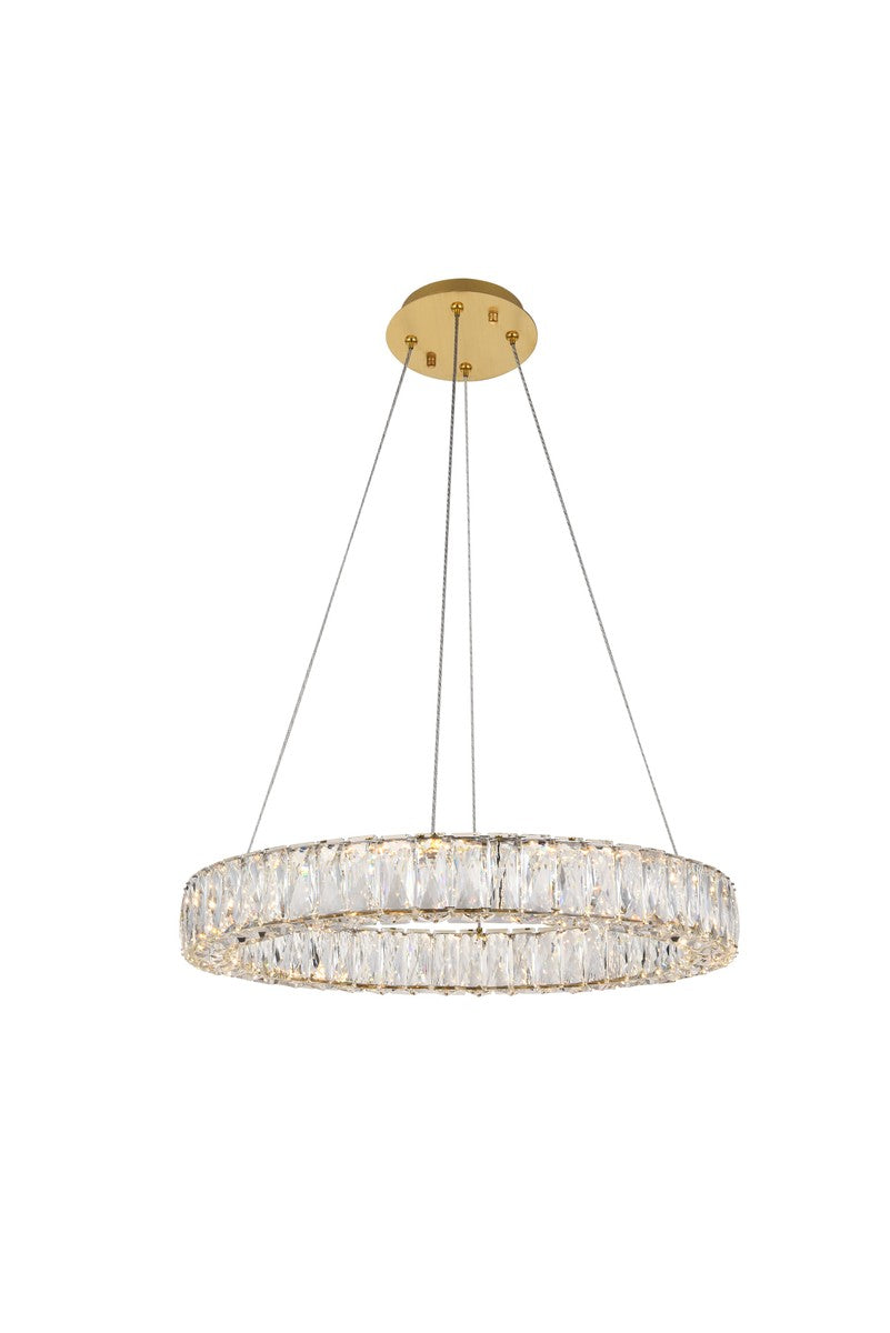 Guisseppe Designs - 3503D23G - LED Chandelier - Monroe - Gold