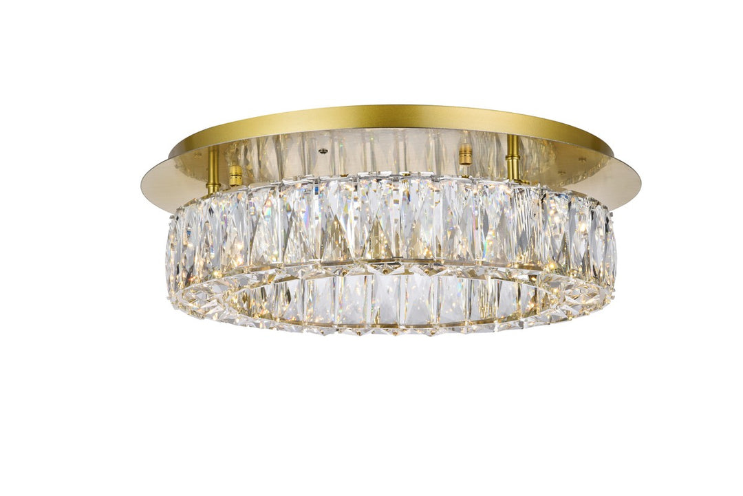 Guisseppe Designs - 3503F18G - LED Flush Mount - Monroe - Gold