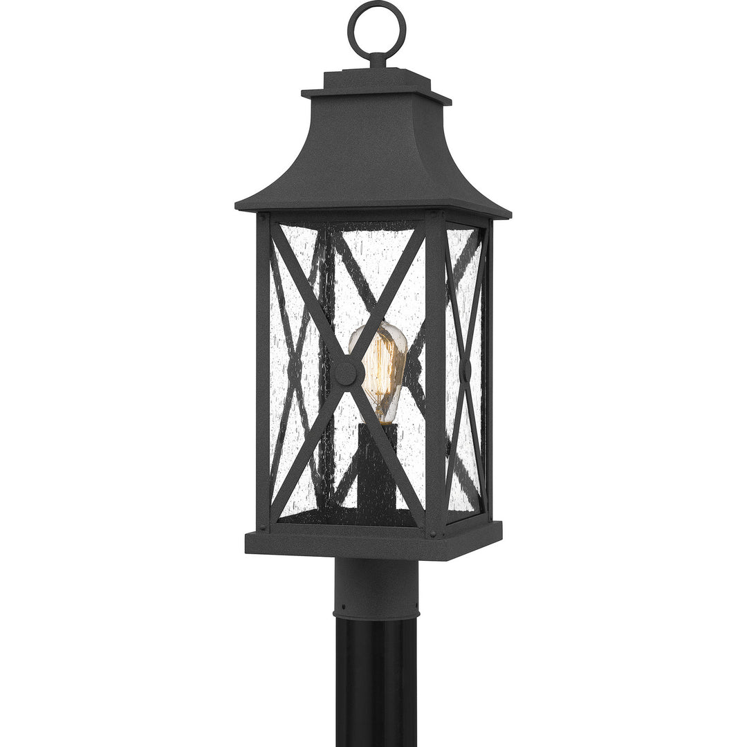 Quoizel - ELB9009MB - One Light Outdoor Post Mount - Ellerbee - Mottled Black