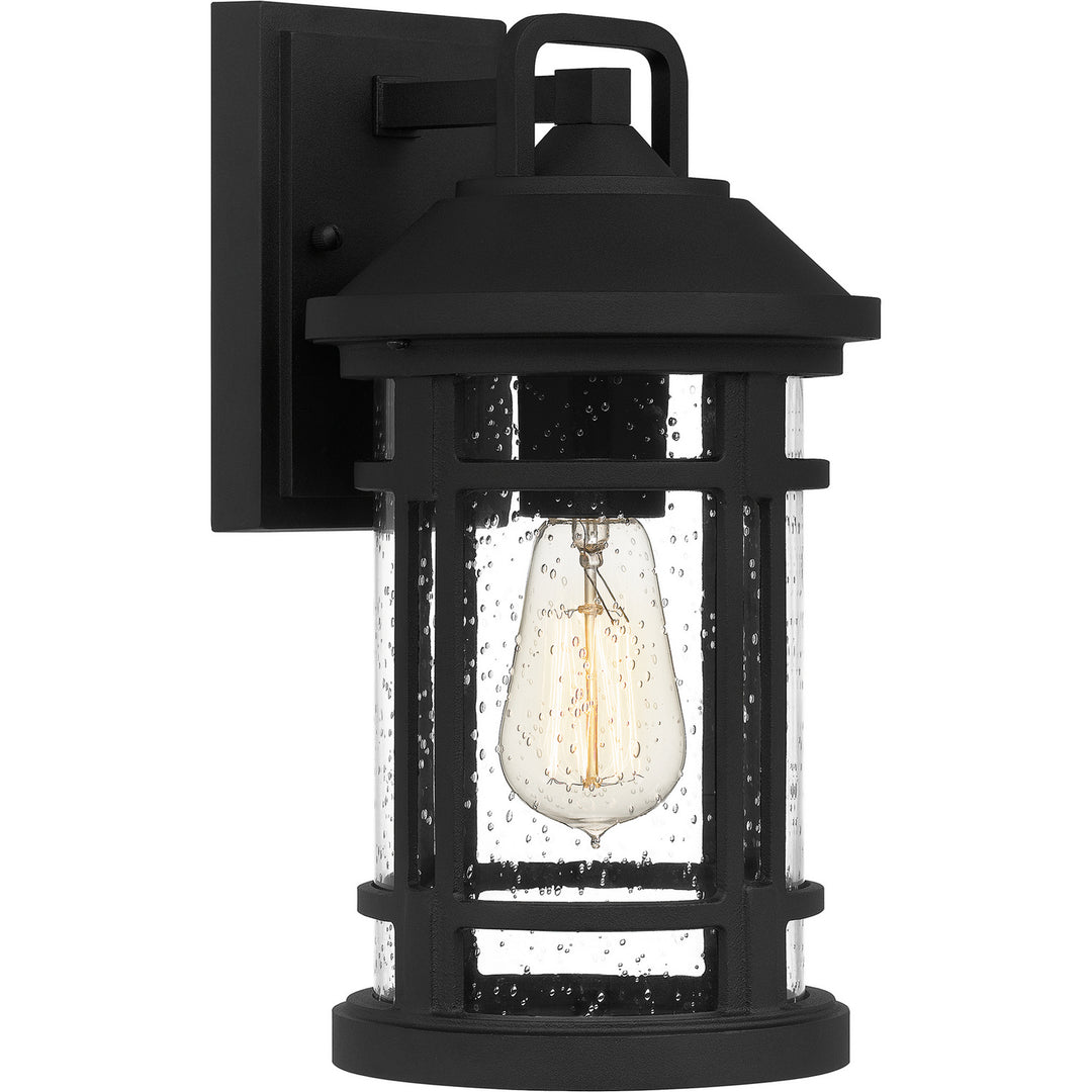 Quoizel - QUY8407EK - One Light Outdoor Wall Mount - Quincy - Earth Black