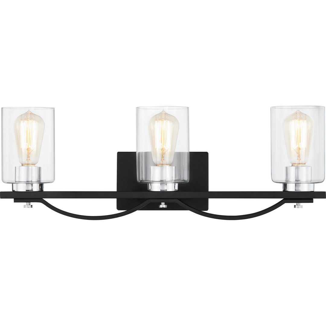 Quoizel - SLE8624MBK - Three Light Bath - Salem - Matte Black