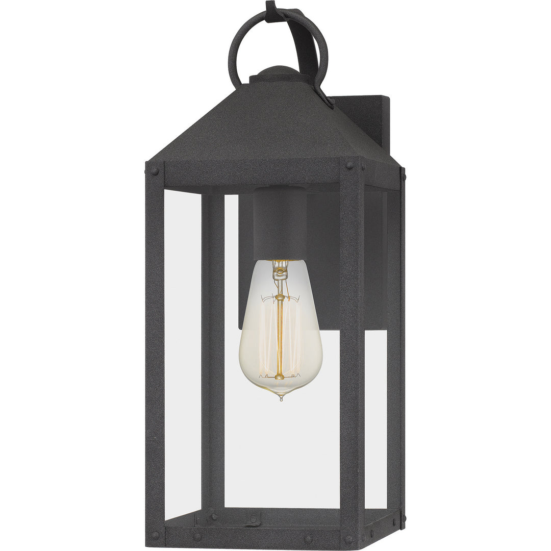 Quoizel - TPE8406MB - One Light Outdoor Wall Mount - Thorpe - Mottled Black