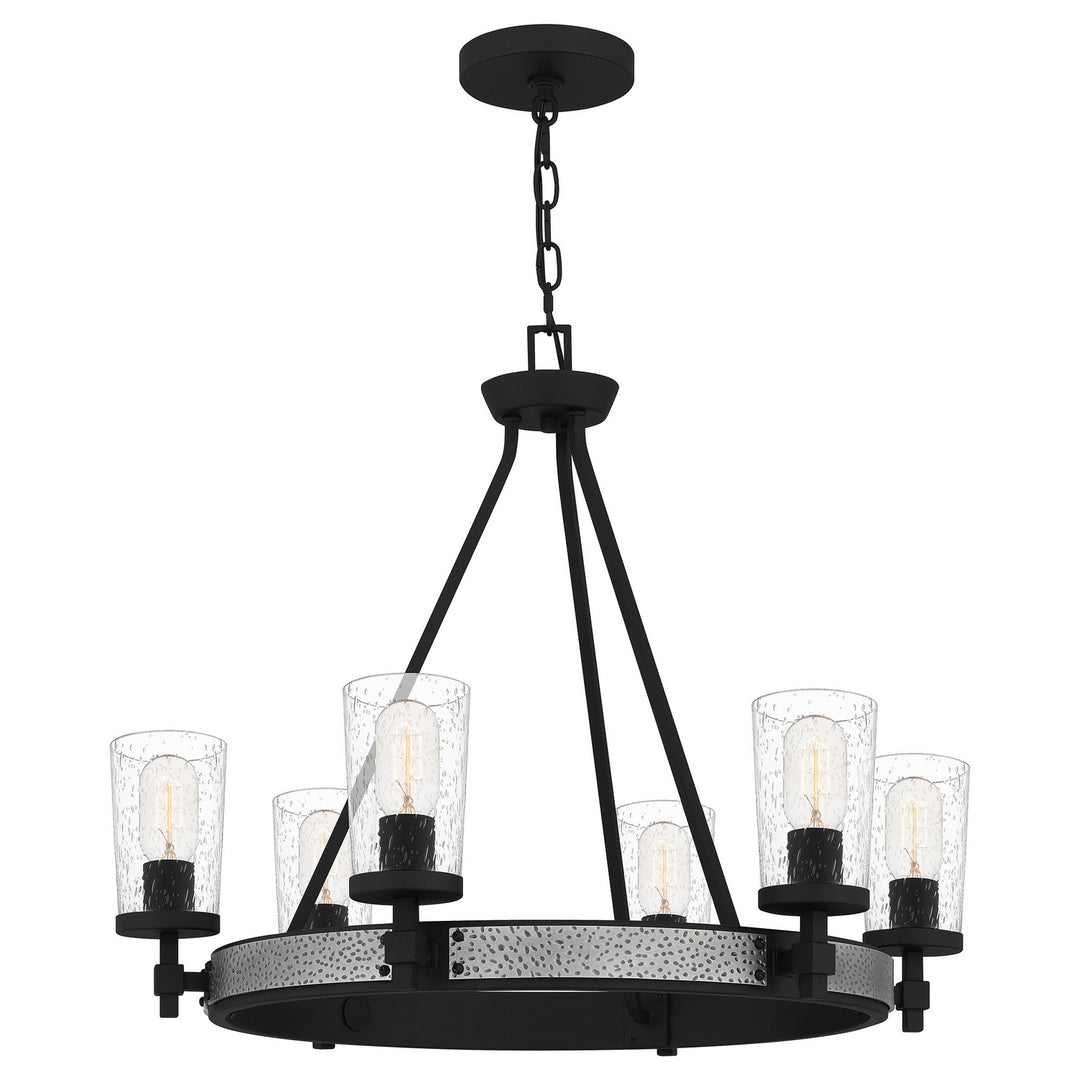 Quoizel - ALP5026EK - Six Light Chandelier - Alpine - Earth Black