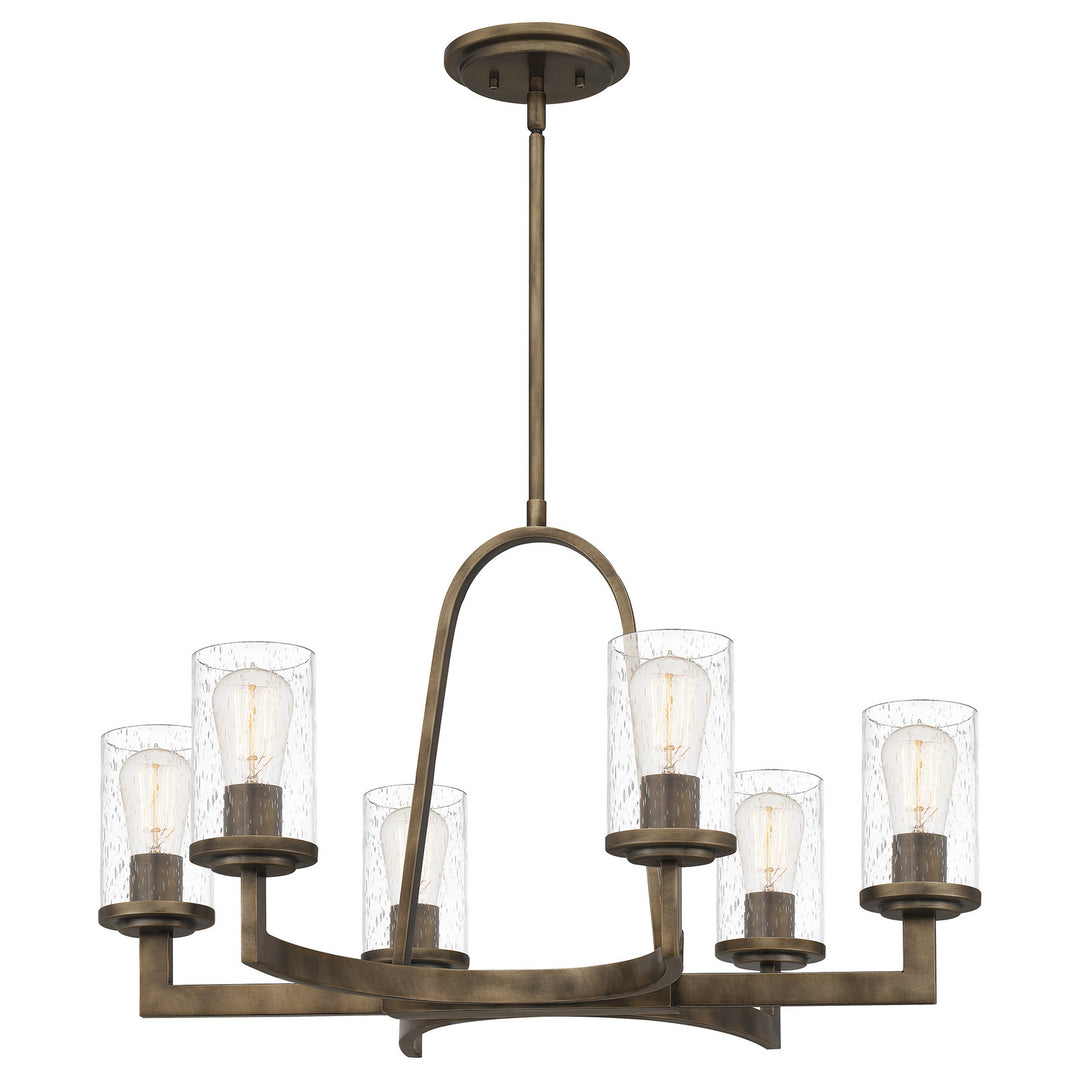 Quoizel - ANT5027SU - Six Light Chandelier - Antonin - Statuary Bronze