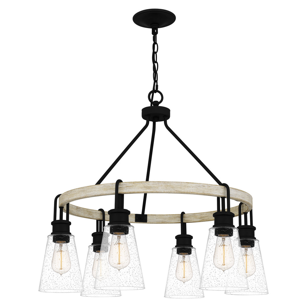 Quoizel - KGB5029EK - Six Light Chandelier - Kingsbridge - Earth Black