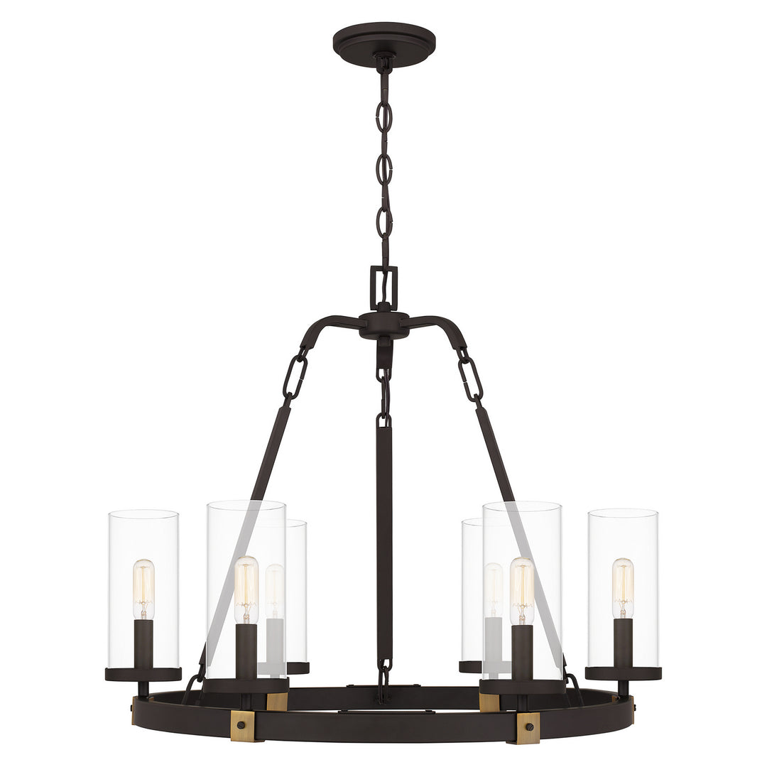 Quoizel - LSB5026OZ - Six Light Chandelier - Lisbon - Old Bronze