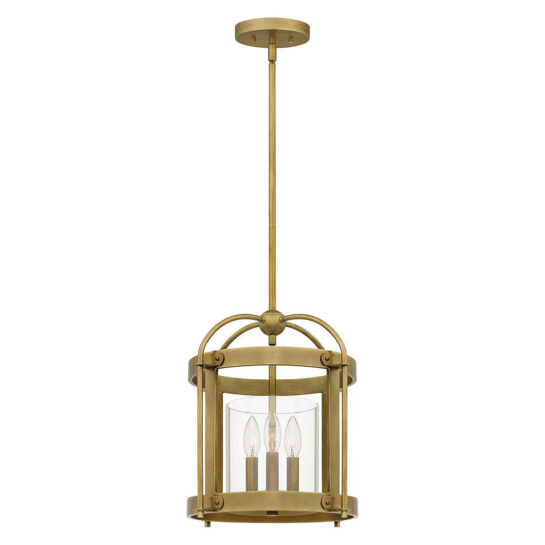 Quoizel - MCP2814WS - Three Light Pendant - McPherson - Weathered Brass