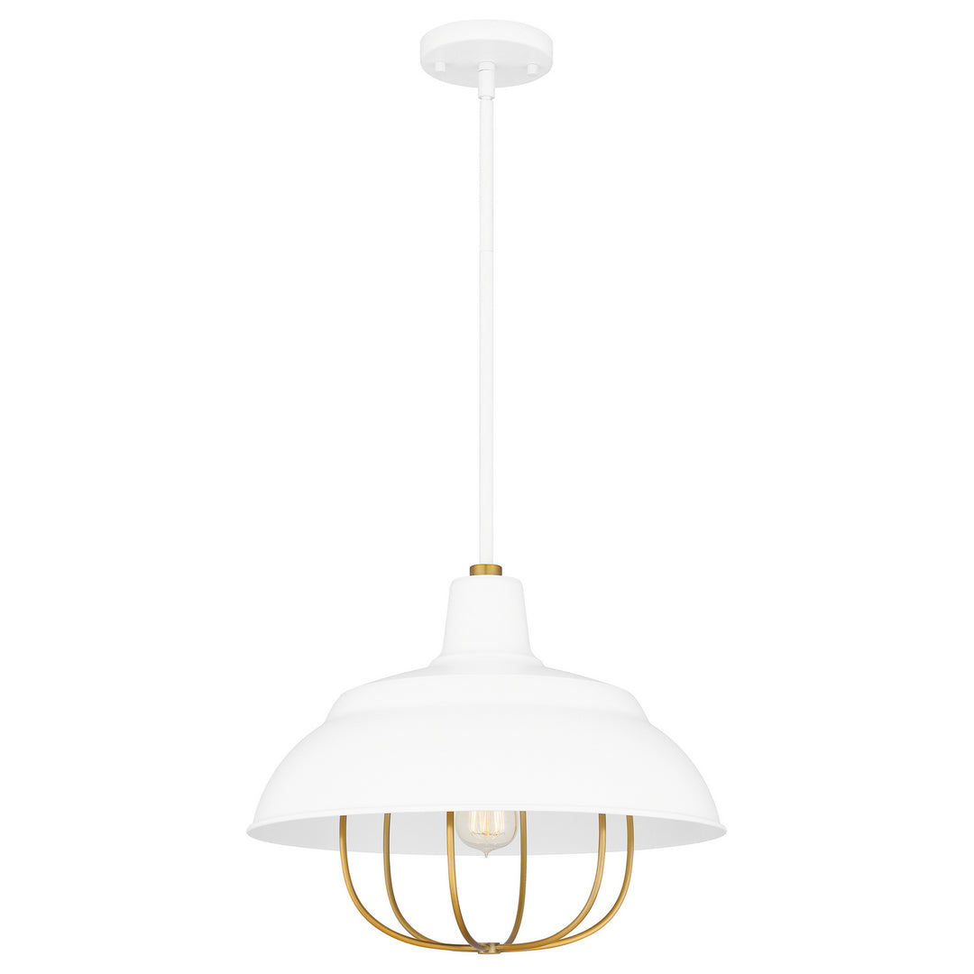 Quoizel - QP5357W - One Light Pendant - Darmody - White