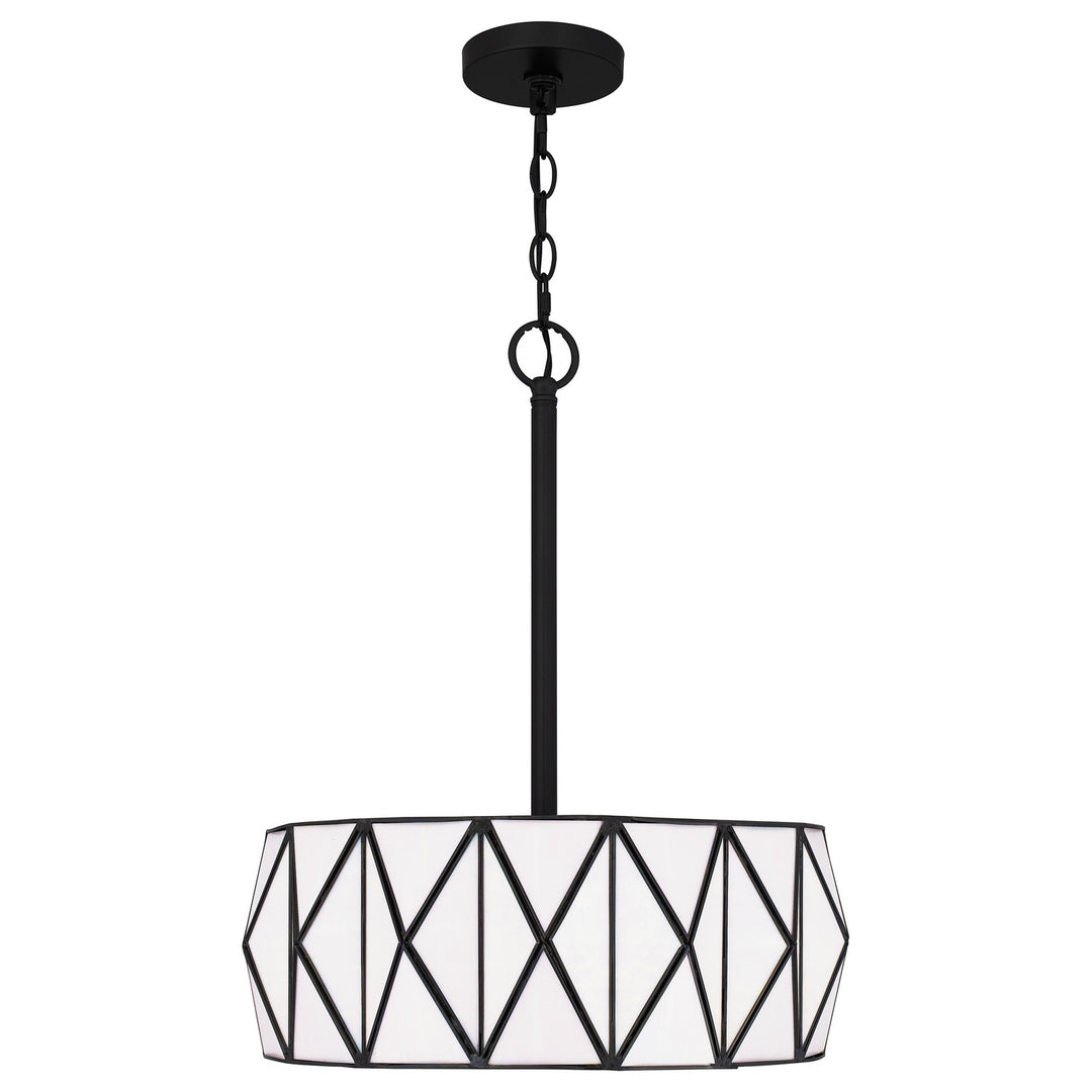 Quoizel - TF5335MBK - Three Light Pendant - Jakarta - Matte Black