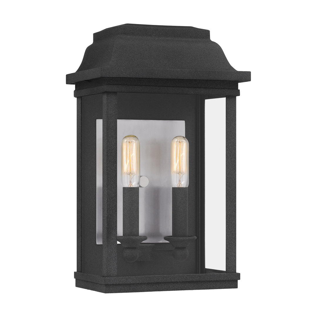 Quoizel - BERK8409MB - Two Light Outdoor Wall Lantern - Berkley - Mottled Black