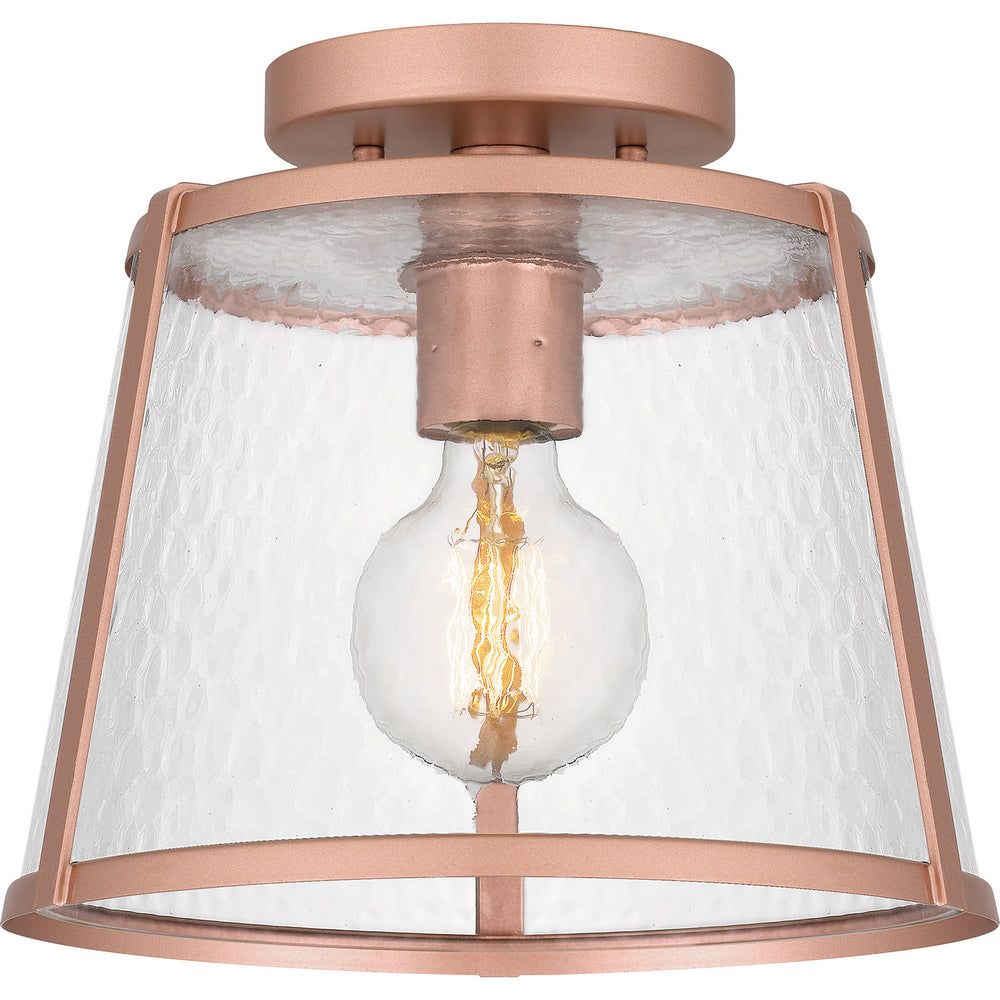 Quoizel - QFL5612MRG - One Light Semi Flush Mount - Quoizel Flush Mount - Matte Rose Gold