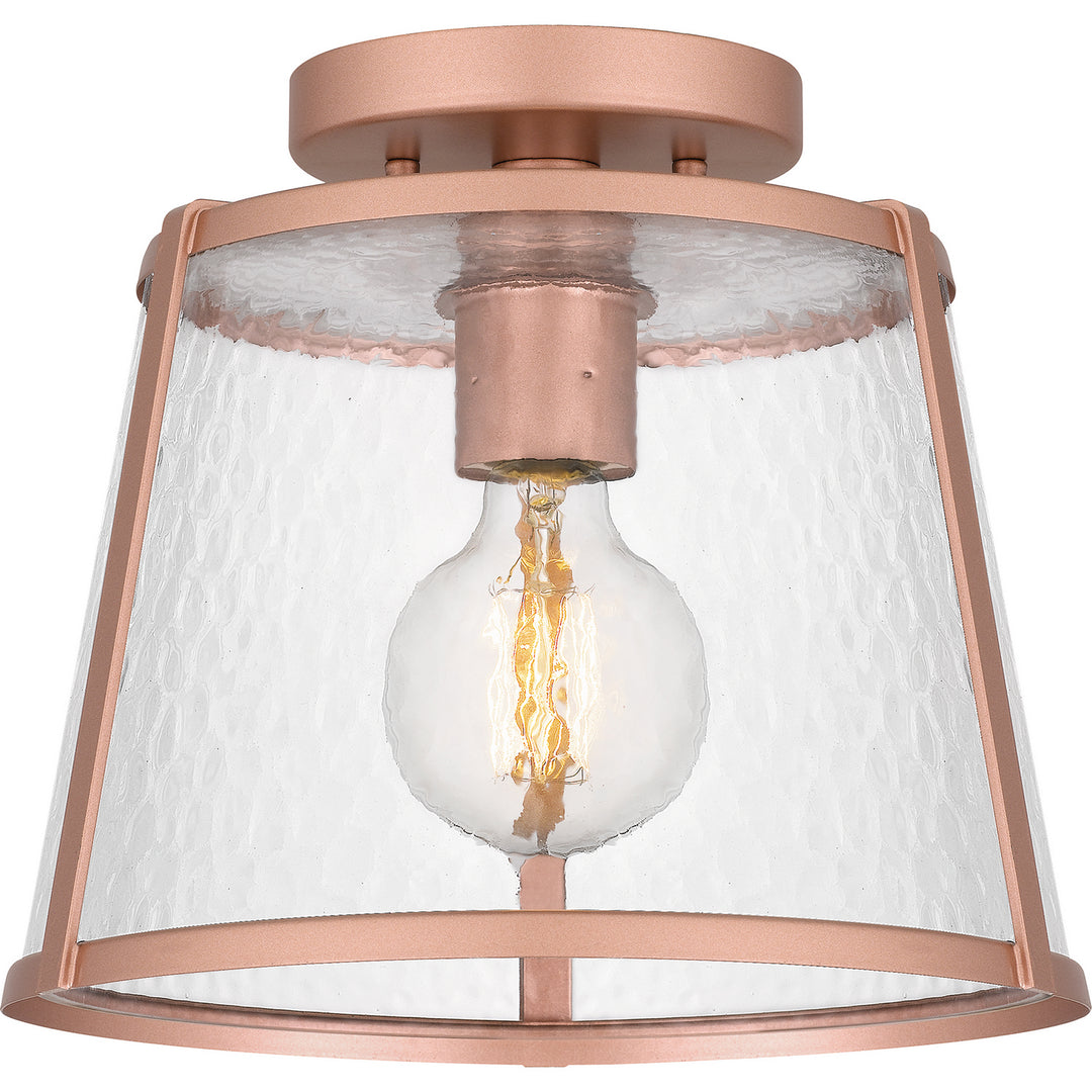 Quoizel - QFL5612MRG - One Light Semi Flush Mount - Quoizel Flush Mount - Matte Rose Gold