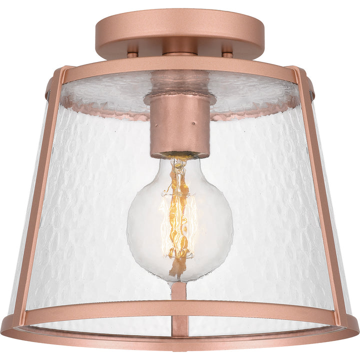 Quoizel - QFL5612MRG - One Light Semi Flush Mount - Quoizel Flush Mount - Matte Rose Gold