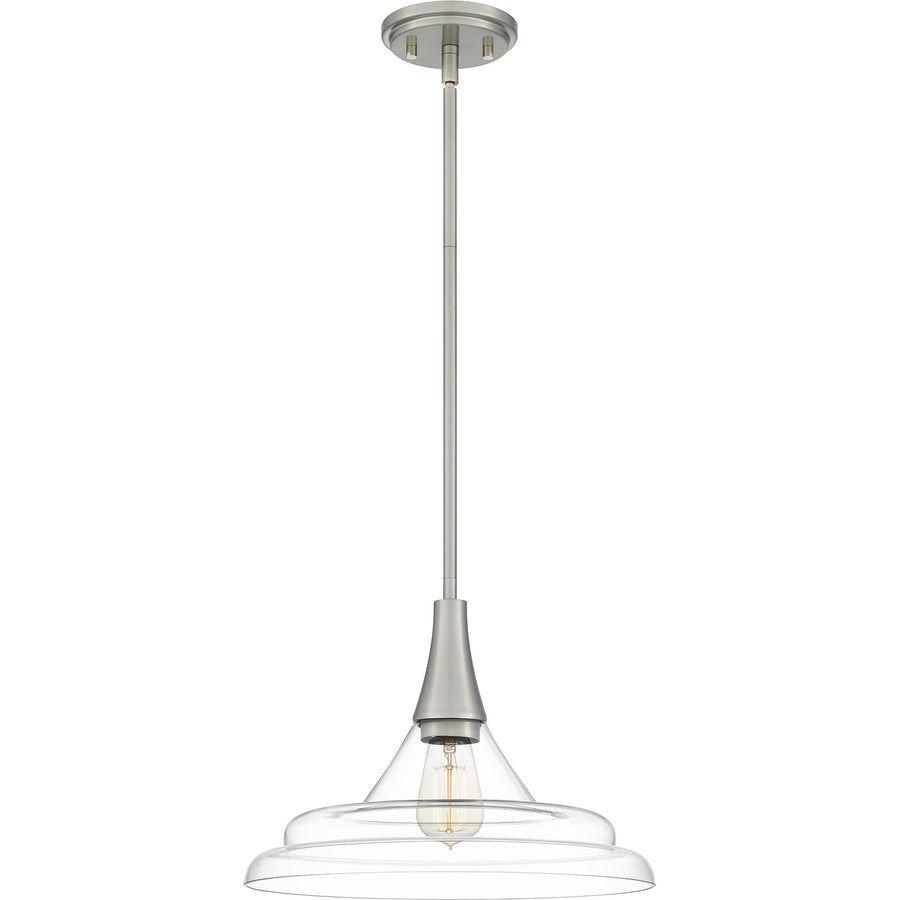 Quoizel - QP5568BN - One Light Pendant - Quoizel Pendant - Brushed Nickel
