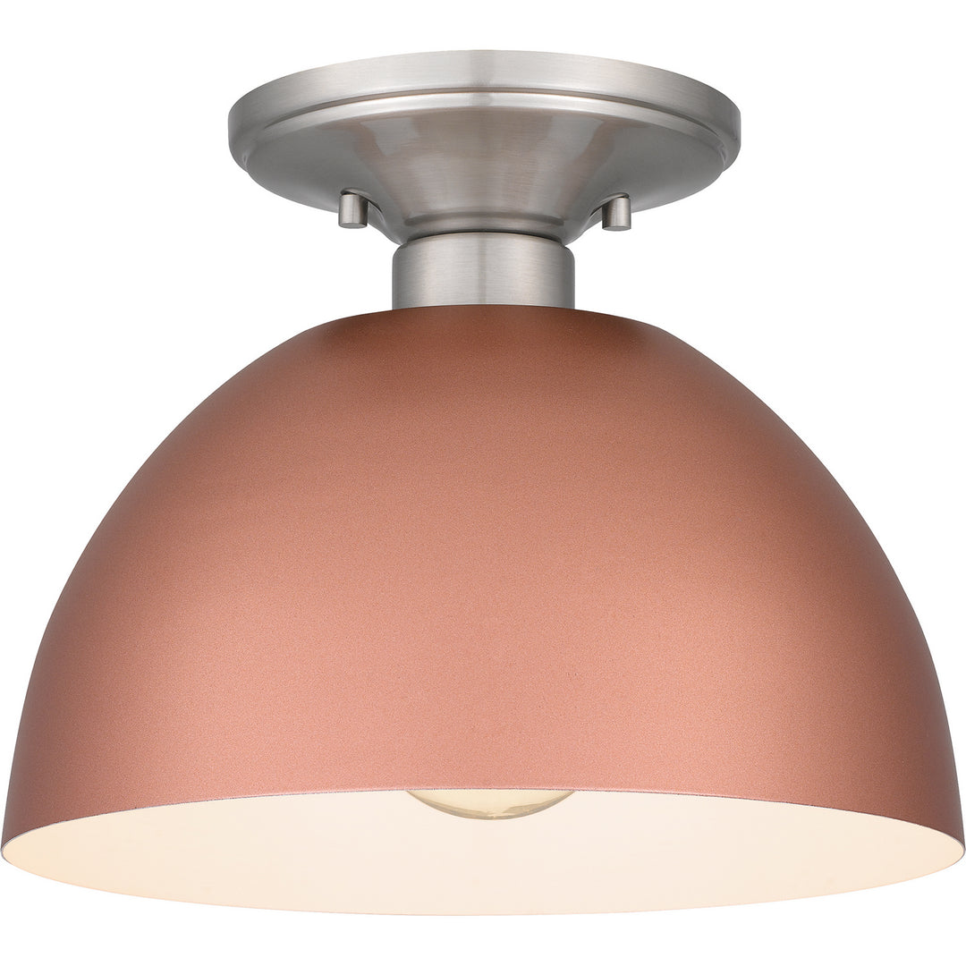 Quoizel - QSF5575MRG - One Light Semi Flush Mount - Quoizel Semi-Flush Mount - Matte Rose Gold
