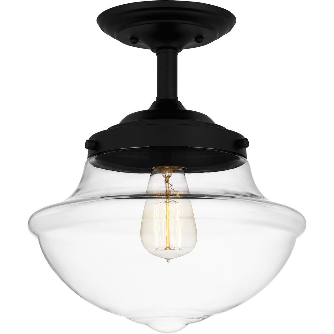 Quoizel - QSF5591MBK - One Light Semi Flush Mount - Quoizel Semi-Flush Mount - Matte Black
