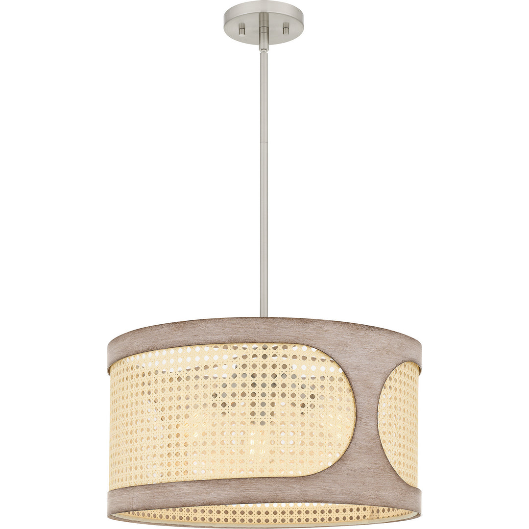 Quoizel - SYA2818BN - Three Light Pendant - Syrah - Brushed Nickel