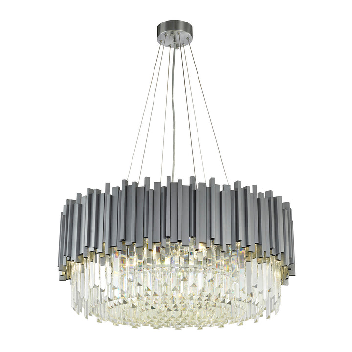 Lexington House - MU10C28CH - 12 Light Chandelier - Chrome