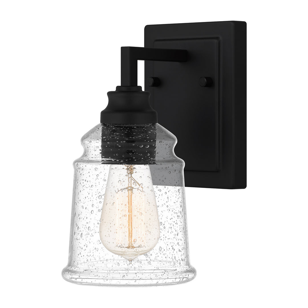 Quoizel - MCI8705MBK - One Light Wall Sconce - McIntire - Matte Black