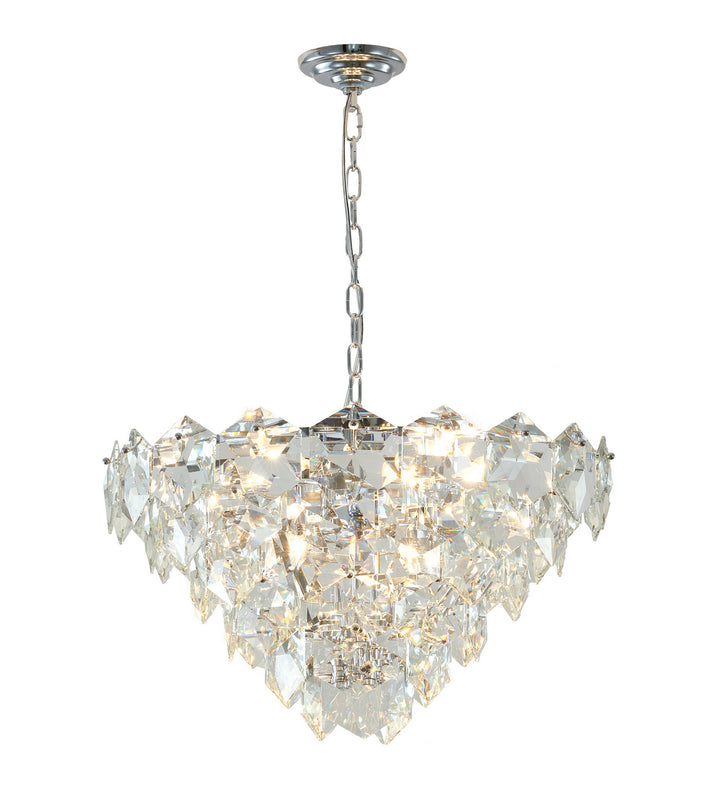 Lexington House - GL433C24CH - 12 Light Chandelier - Chrome