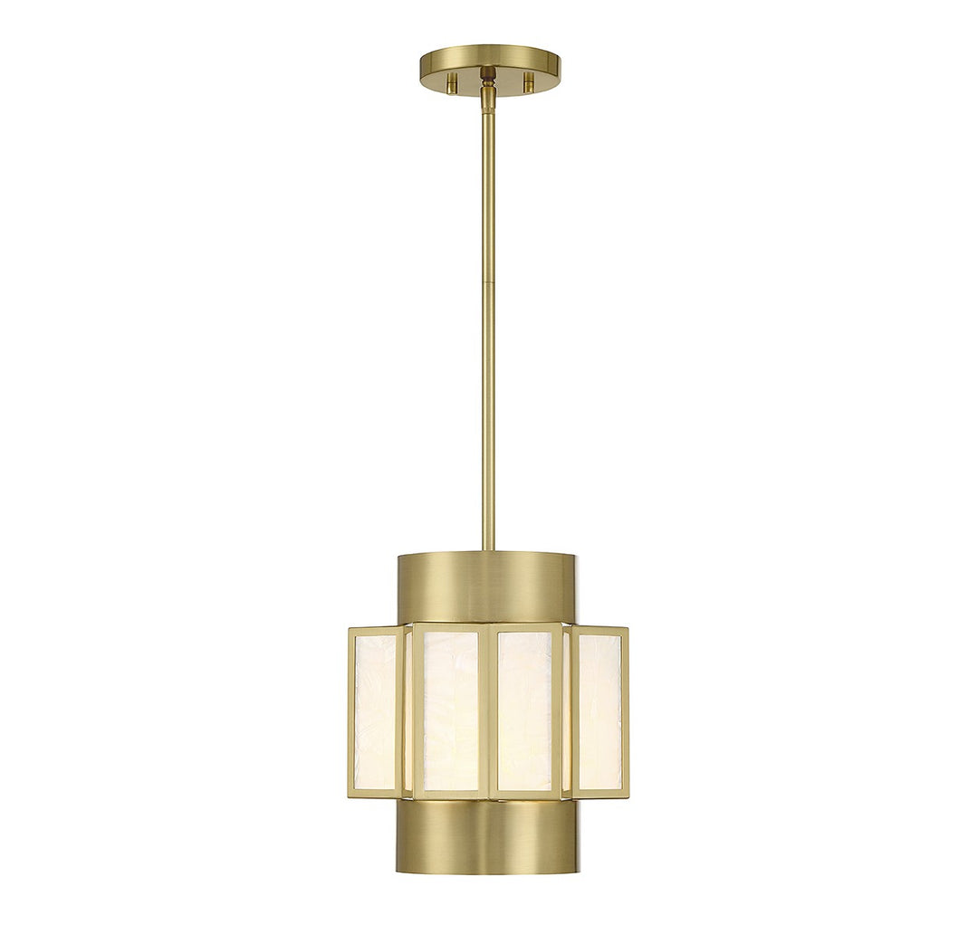 Ashley House - 7-3168-3-322 - Three Light Pendant - Gideon - Warm Brass