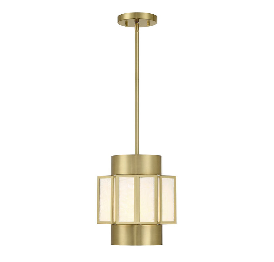 Ashley House - 7-3168-3-322 - Three Light Pendant - Gideon - Warm Brass