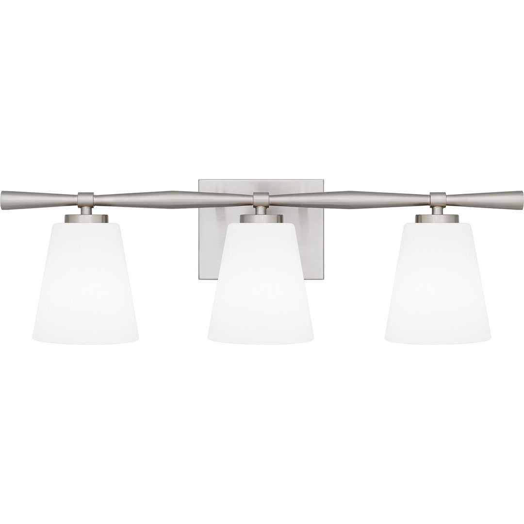 Quoizel - BID8623BN - Three Light Bath - Brindley - Brushed Nickel