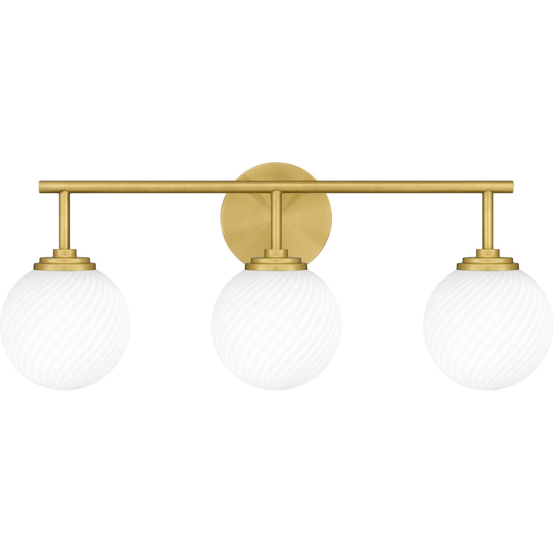 Quoizel - ELO8624AB - Three Light Bath - Eloise - Aged Brass