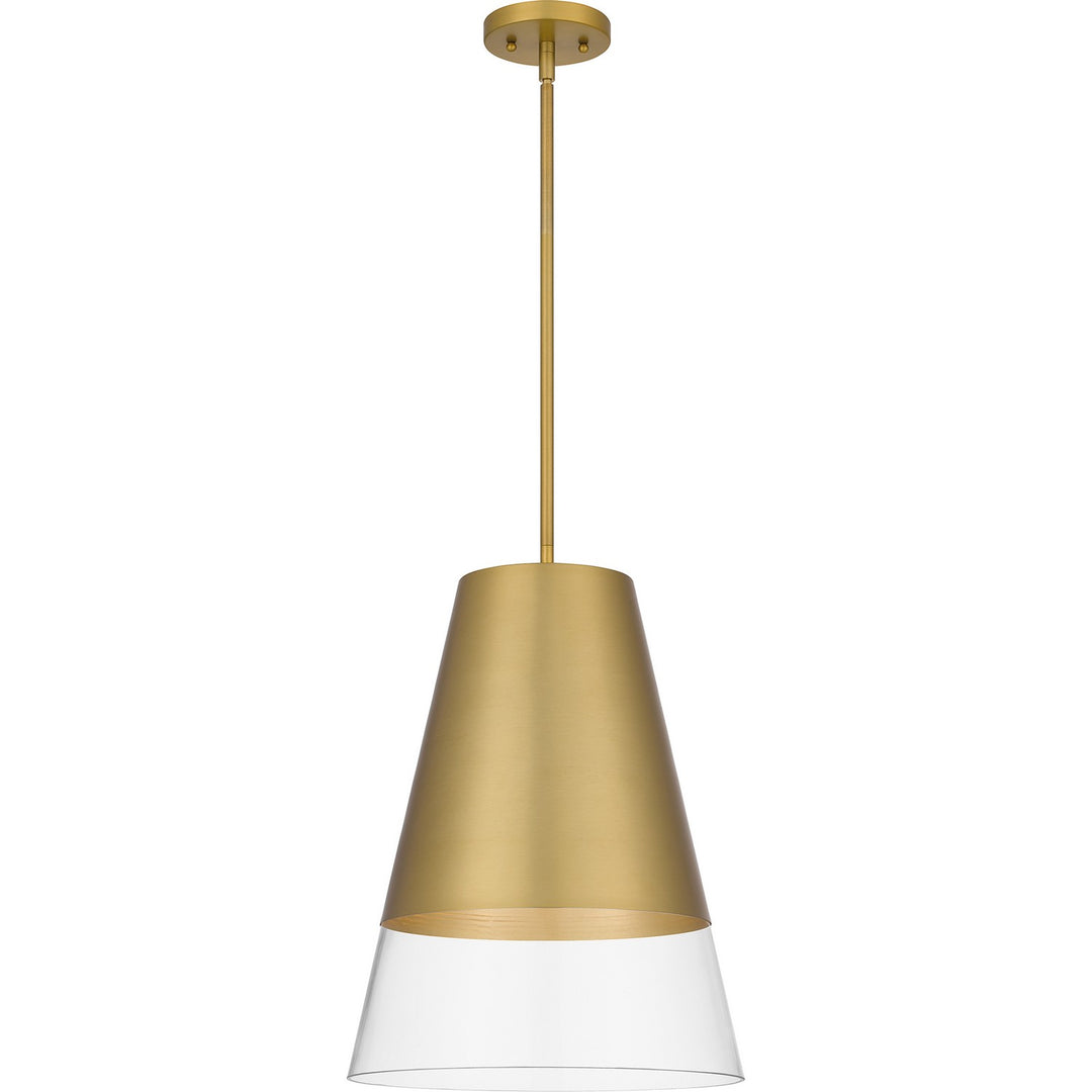Quoizel - PRG1514BRG - One Light Pendant - Peregrine - Brushed Gold