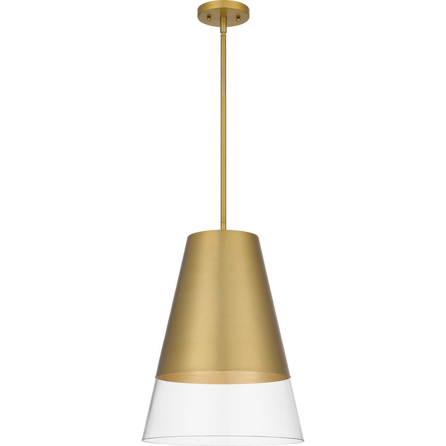 Quoizel - PRG1514BRG - One Light Pendant - Peregrine - Brushed Gold