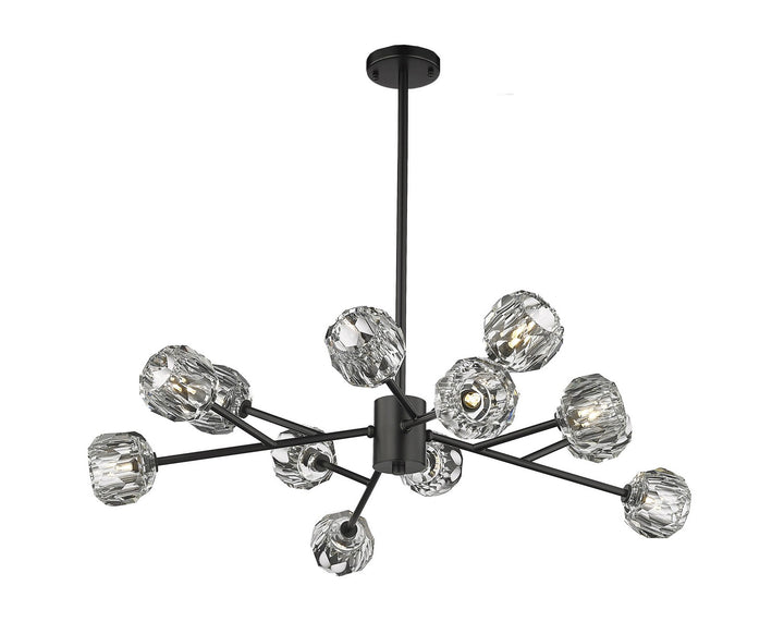 Lexington House - YS92C36B - 12 Light Chandelier - Black