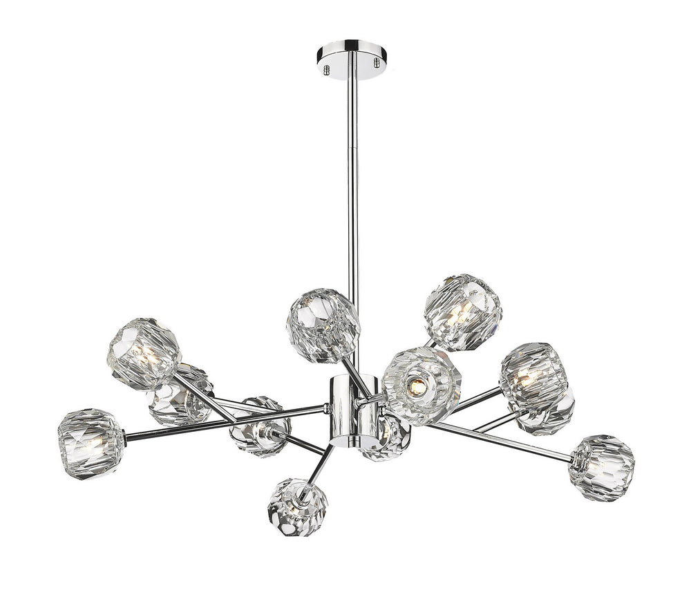 Lexington House - YS92C36CH - 12 Light Chandelier - Chrome