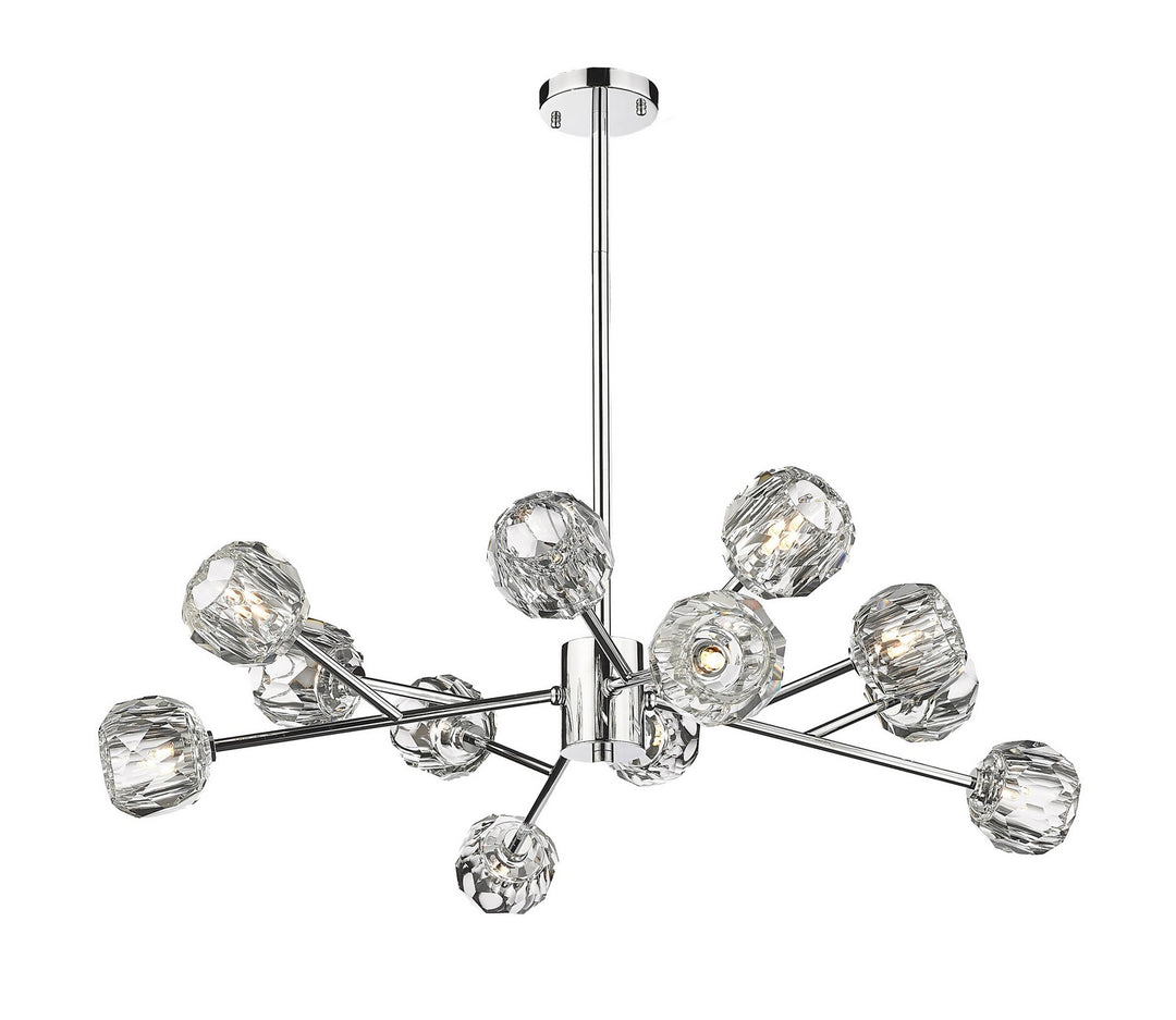 Lexington House - YS92C36CH - 12 Light Chandelier - Chrome