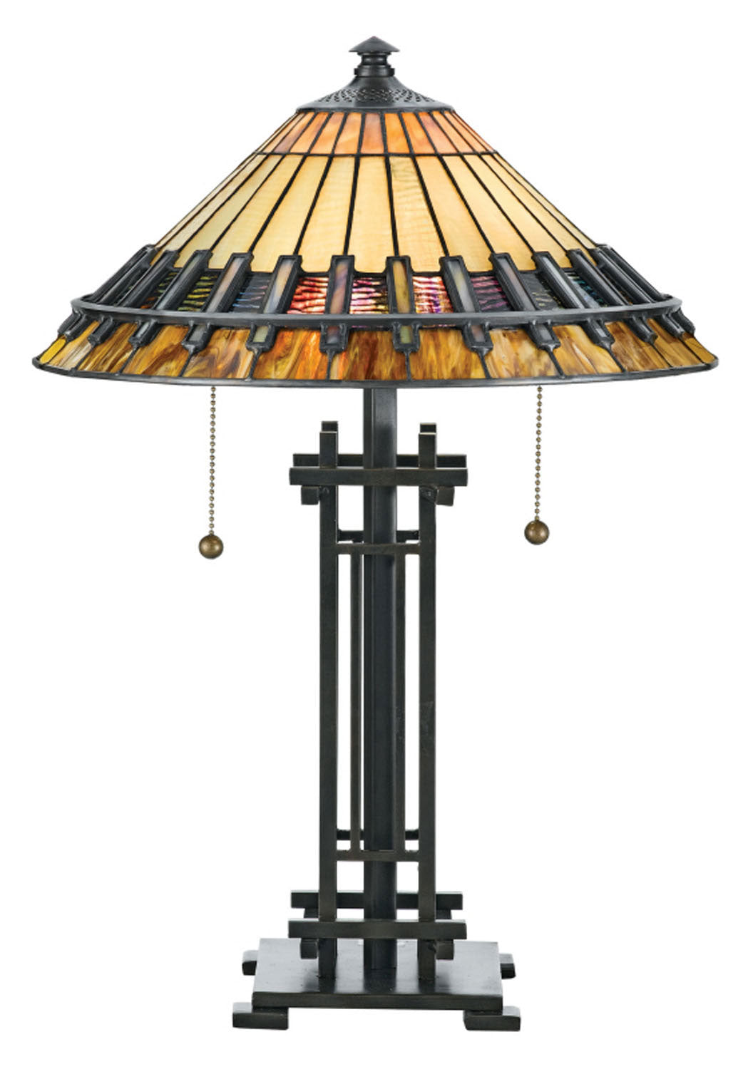 Quoizel - TF489T - Two Light Table Lamp - Chastain - Bronze Patina