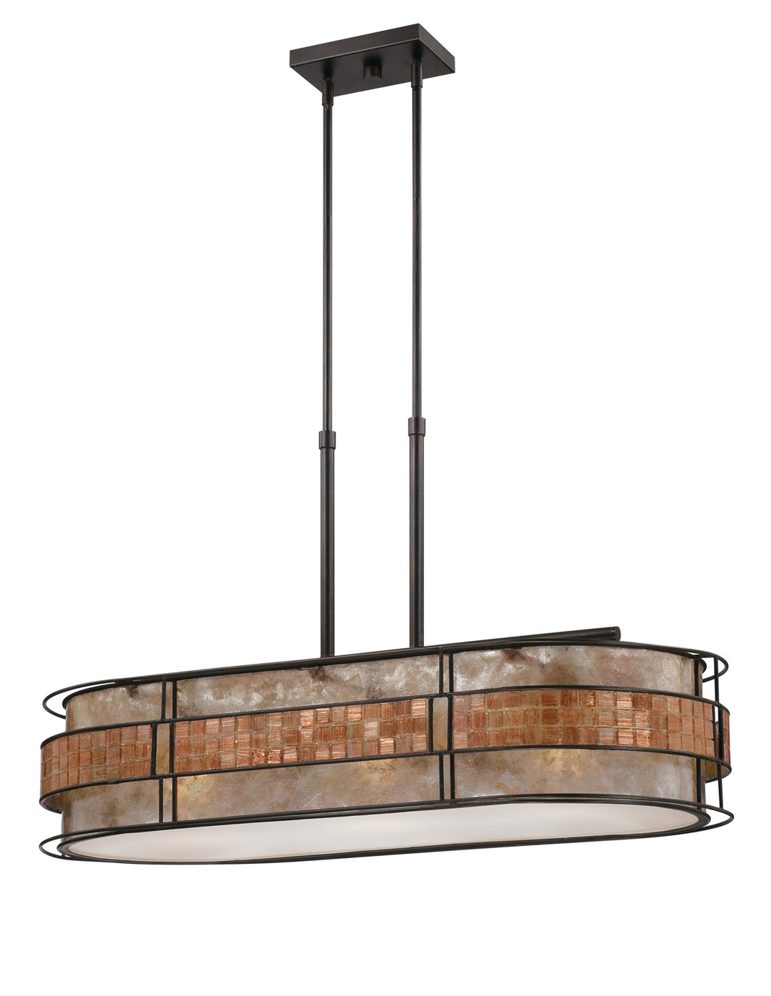 Quoizel - MCLG337RC - Three Light Island Chandelier - Laguna - Renaissance Copper